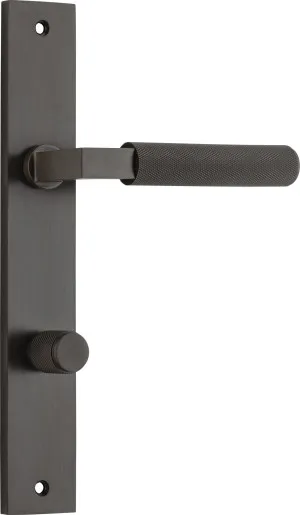 Brunswick Lever - Rectangular - Signature Brass - Privacy by Iver, a Door Hardware for sale on Style Sourcebook