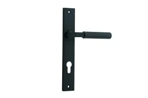 Brunswick Lever - Rectangular - Matt Black - Entrance by Iver, a Door Hardware for sale on Style Sourcebook