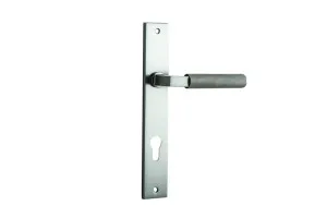 Brunswick Lever - Rectangular - Satin Nickel - Entrance by Iver, a Door Hardware for sale on Style Sourcebook