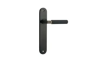 Brunswick Lever - Oval - Signature Brass by Iver, a Door Hardware for sale on Style Sourcebook