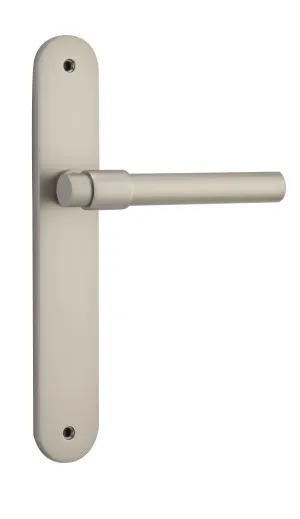 Helsinki Lever - Oval - Satin Nickel by Iver, a Door Hardware for sale on Style Sourcebook