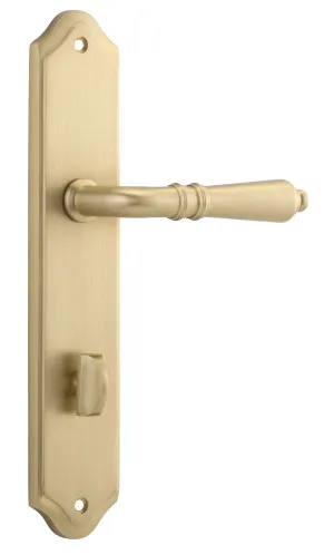 Sarlat Lever - Shouldered - Brushed Brass - Privacy by Iver, a Door Hardware for sale on Style Sourcebook