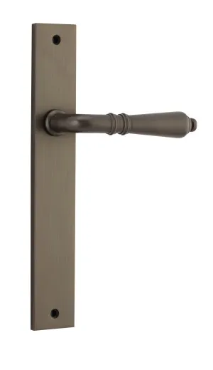 Sarlat Lever - Rectangular - Signature Brass by Iver, a Door Hardware for sale on Style Sourcebook