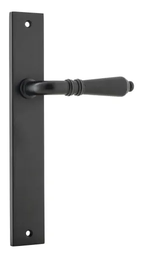 Sarlat Lever - Rectangular - Matt Black by Iver, a Door Hardware for sale on Style Sourcebook