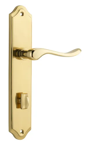 Stirling Lever - Shouldered - Polished Brass - Privacy by Iver, a Door Hardware for sale on Style Sourcebook