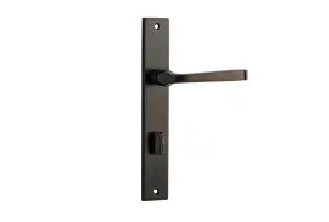 Annecy Lever - Rectangular - Signature Brass - Privacy by Iver, a Door Hardware for sale on Style Sourcebook