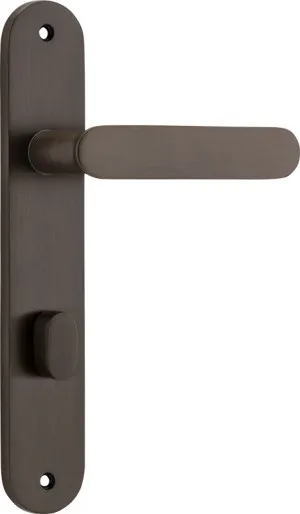 Bronte Lever - Oval - Signature Brass - Privacy by Iver, a Door Hardware for sale on Style Sourcebook