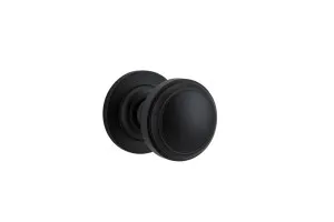 Paddington Knob - Round Rose - Matt Black by Iver, a Door Hardware for sale on Style Sourcebook
