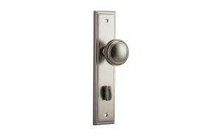 Paddington Knob - Stepped - Satin Nickel - Privacy by Iver, a Door Hardware for sale on Style Sourcebook