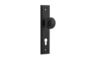 Paddington Knob - Stepped - Matt Black - Entrance by Iver, a Door Hardware for sale on Style Sourcebook