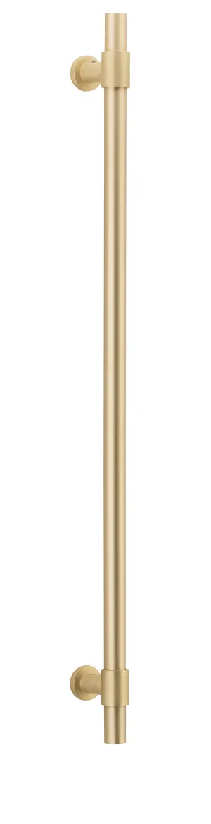 Helsinki Pull Handle - Brushed Brass - 600mm by Iver, a Door Hardware for sale on Style Sourcebook