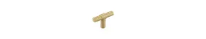 Helsinki T Cabinet Pull - Brushed Brass by Iver, a Cabinet Hardware for sale on Style Sourcebook