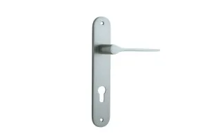 Como Lever - Oval - Satin Nickel - Entrance by Iver, a Door Hardware for sale on Style Sourcebook