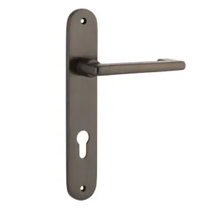 Baltimore Return Lever - Oval - Signature Brass - Entrance by Iver, a Door Hardware for sale on Style Sourcebook