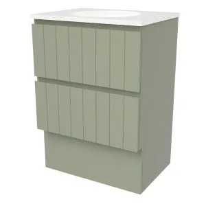 Henley Vanity 600mm Centre WG Basin SilkSurface UC Top Floor standing by Timberline, a Vanities for sale on Style Sourcebook