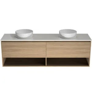 Kansas Vanity 1800mm Double WG Basins SilkSurface AC Top Wall hung by Timberline, a Vanities for sale on Style Sourcebook