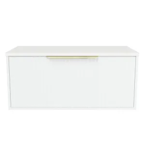 Elwood Vanity 900mm Centre WG Basin SilkSurface AC Top Wall hung by Timberline, a Vanities for sale on Style Sourcebook