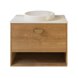 Kansas Vanity 750mm Centre WG Basin SilkSurface AC Top Wall hung by Timberline, a Vanities for sale on Style Sourcebook