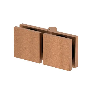 Stealth Bi-Fold Left handed Shower Hinge Brushed Rose Gold by Estelle, a Bathroom Fixtures for sale on Style Sourcebook