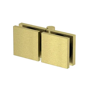 Stealth Bi-Fold Left handed Shower Hinge Brushed Brass by Estelle, a Bathroom Fixtures for sale on Style Sourcebook