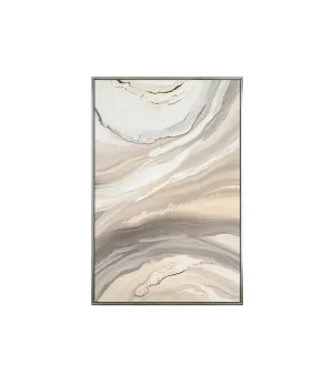 Waves of Stone Wall Art Canvas 120cm x 80cm by Luxe Mirrors, a Artwork & Wall Decor for sale on Style Sourcebook