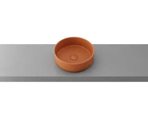 Allure Basin 360mm Terracotta Matt by Timberline, a Basins for sale on Style Sourcebook