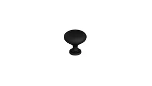 Round Knob 26mm Black Handle by Timberline, a Cabinet Hardware for sale on Style Sourcebook