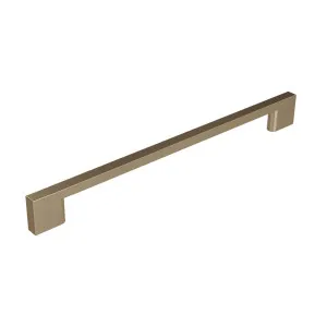 Square 224mm Satin Gold Handle by Timberline, a Cabinet Hardware for sale on Style Sourcebook