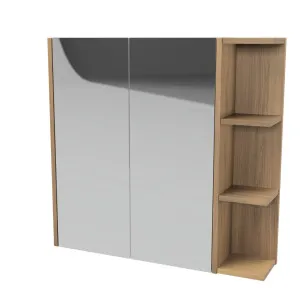 New York Shaving Cabinet 750mm Left Double Door Gold Collection by Timberline, a Shaving Cabinets for sale on Style Sourcebook