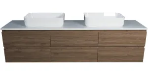 Ashton Vanity 1800mm Double WG Basins SilkSurface AC Top Wall hung by Timberline, a Vanities for sale on Style Sourcebook