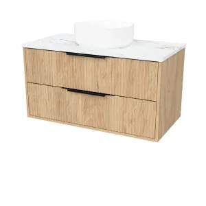 Emmett Vanity 900mm Centre WG Basin SilkSurface AC Top Wall hung by Timberline, a Vanities for sale on Style Sourcebook