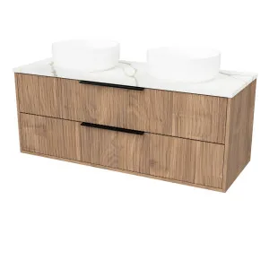 Emmett Vanity 1200mm Double WG Basin SilkSurface AC Top Wall hung by Timberline, a Vanities for sale on Style Sourcebook