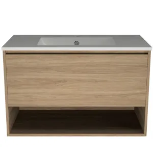 Kansas Vanity 900mm Centre Bowl Alpha Top Wall hung by Timberline, a Vanities for sale on Style Sourcebook