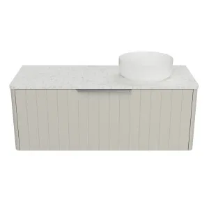 Saba Vanity 1200mm Right WG Basin SilkSurface AC Top Wall hung by Timberline, a Vanities for sale on Style Sourcebook