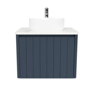 Saba Vanity 600mm Centre WG Basin SilkSurface AC Top Wall hung by Timberline, a Vanities for sale on Style Sourcebook