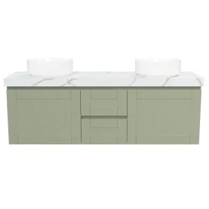 Victoria Vanity 1500mm Double WG Basins Freedom AC Top Wall hung by Timberline, a Vanities for sale on Style Sourcebook