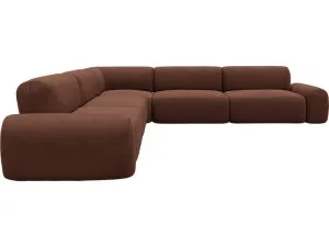 Beckett Muse Rust Modular Corner Sofa - 7 Piece by James Lane, a Sofas for sale on Style Sourcebook