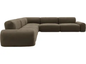 Beckett Tribute Walnut Modular Corner Sofa - 7 Piece by James Lane, a Sofas for sale on Style Sourcebook