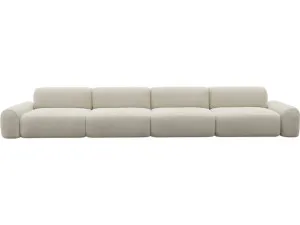 Beckett Muse Flax Modular Sofa - 4 Seater by James Lane, a Sofas for sale on Style Sourcebook