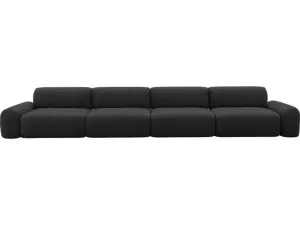 Beckett Plaza Flint Grey Modular Sofa - 4 Seater by James Lane, a Sofas for sale on Style Sourcebook