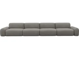 Beckett Isla Soft Grey Modular Sofa - 4 Seater by James Lane, a Sofas for sale on Style Sourcebook
