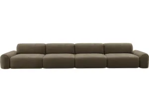 Beckett Tribute Walnut Modular Sofa - 4 Seater by James Lane, a Sofas for sale on Style Sourcebook
