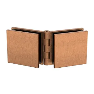 Adjustable Angle Glass to Glass Bracket with 50mm Cover Plate - Brushed Rose Gold by Estelle, a Bathroom Fixtures for sale on Style Sourcebook