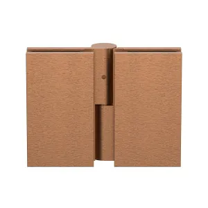 Boston Heavy Duty Glass to Glass Right Hand Bifold Hinge Brushed Rose Gold by Estelle, a Bathroom Fixtures for sale on Style Sourcebook