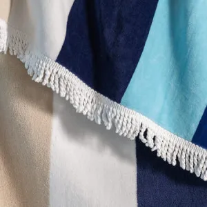 Sorrentina Beach Towel - 100% Cotton, Large, Blue - Canningvale by Canningvale_Sorrentina, a Outdoor Accessories for sale on Style Sourcebook