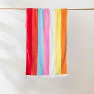 Child's Beach Towel - 100% Cotton, Medium, Orange - Canningvale by Canningvale, a Outdoor Accessories for sale on Style Sourcebook