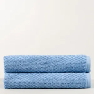 Bath Sheet Twin Pack - 100% Cotton, Surf - Canningvale by Canningvale_Fresco, a Towels & Washcloths for sale on Style Sourcebook