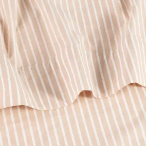 Modella Stripe Sheet Set - 100% Cotton, King, White - Canningvale by Canningvale, a Sheets for sale on Style Sourcebook