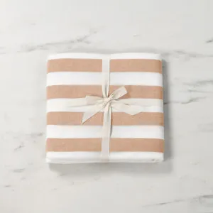 Cucina Stripe Tablecloth - 100% Cotton, Cream - Canningvale by Canningvale_Cucina, a Sheets for sale on Style Sourcebook