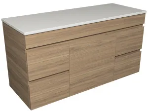 Bargo Vanity 1200mm Centre WG Basin SilkSurface AC Top Wall hung, Prime Oak by Timberline, a Vanities for sale on Style Sourcebook